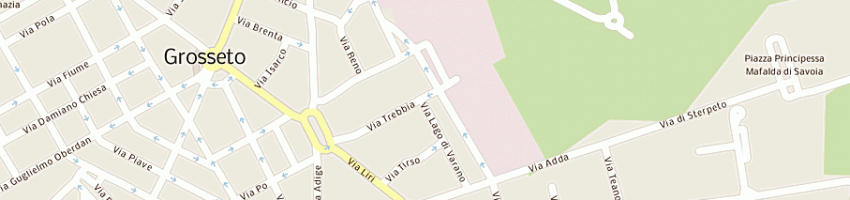 Mappa della impresa centro contabile condominiale a GROSSETO