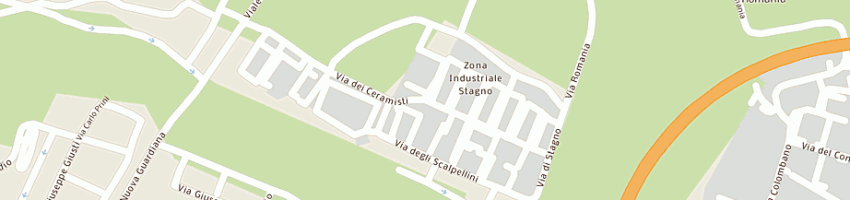 Mappa della impresa gordon di peruzzi ginna e c snc a LASTRA A SIGNA