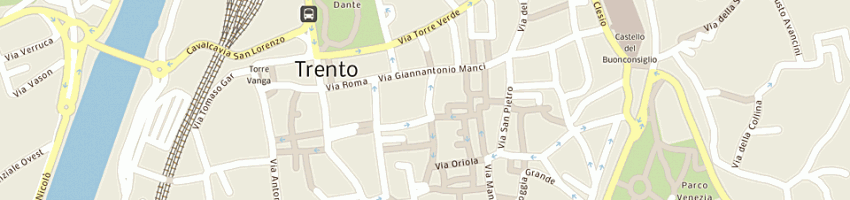 Mappa della impresa dea's snc di zambanini clara e c a TRENTO