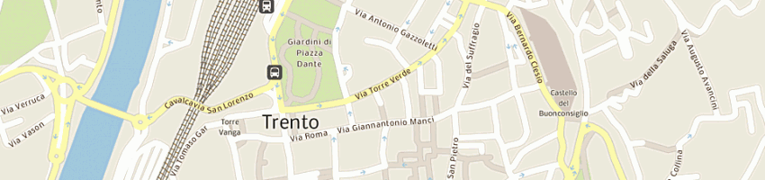 Mappa della impresa zocca alberto a TRENTO
