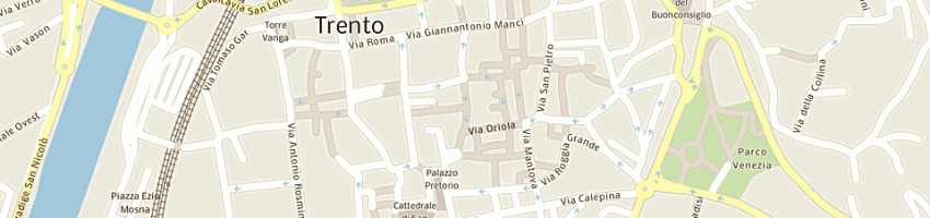 Mappa della impresa tally weijl a TRENTO