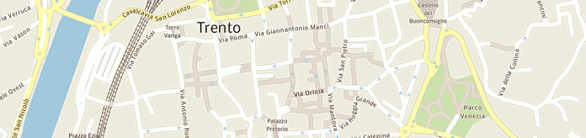 Mappa della impresa caffelatte due sas a TRENTO