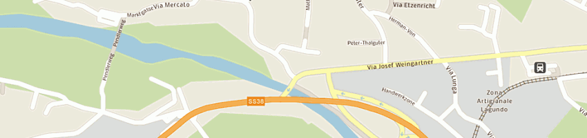 Mappa della impresa albergo al ponte a LAGUNDO
