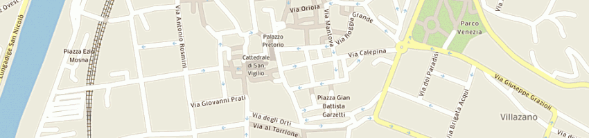 Mappa della impresa consult data sas a TRENTO