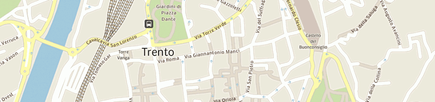 Mappa della impresa cassa di risparmio di bolzano spa a TRENTO