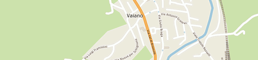 Mappa della impresa cce import srl a VAIANO