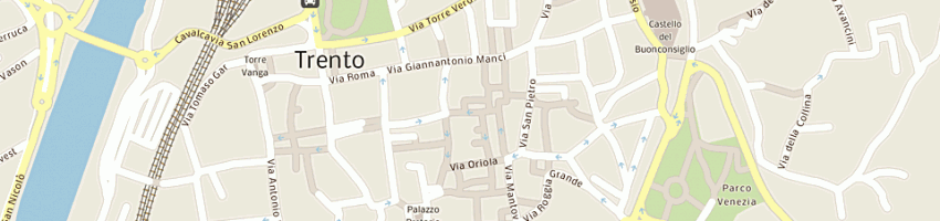Mappa della impresa libreria disertori di bortolon mirko e gobbi francesca snc a TRENTO