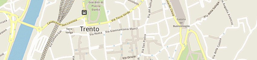 Mappa della impresa centro studi alessandro manzoni srl a TRENTO