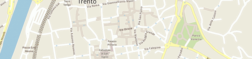 Mappa della impresa bertelli riccardo sas a TRENTO