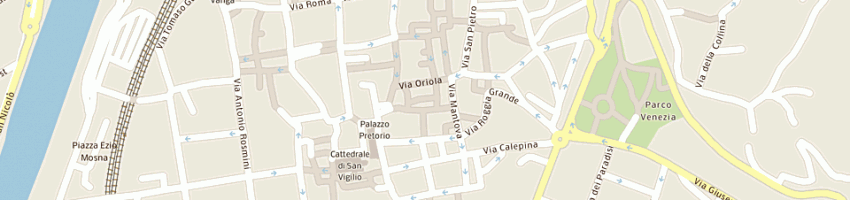 Mappa della impresa benini michele a TRENTO