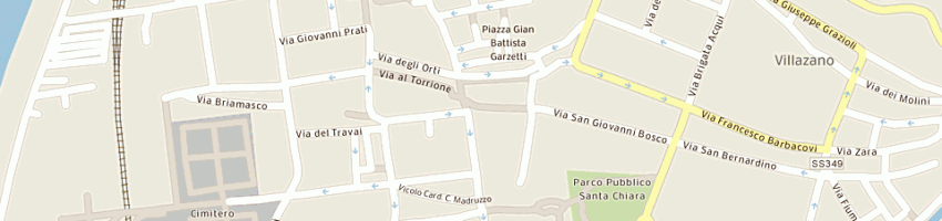 Mappa della impresa federazione italiana palla tamburello a TRENTO