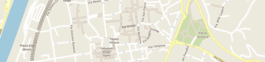 Mappa della impresa armeria del centro di segantini e pavanelli a TRENTO