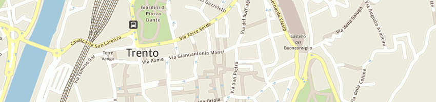 Mappa della impresa pensini eugenio a TRENTO