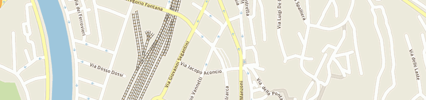Mappa della impresa spaggiari pneus snc a TRENTO