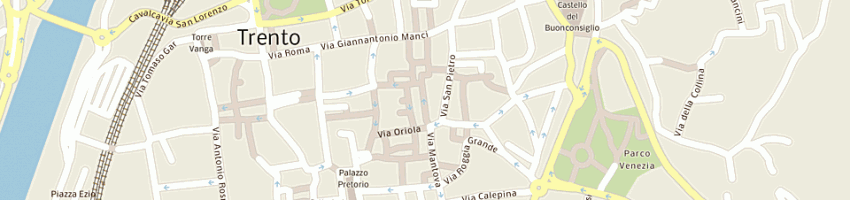 Mappa della impresa zanella pelletterie di zanella carmen a TRENTO