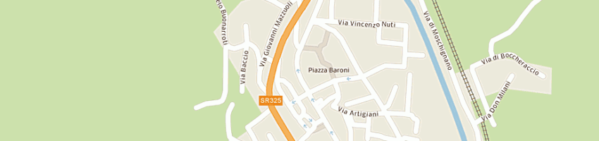 Mappa della impresa p e b di pulidori bolognesi e c snc a VAIANO