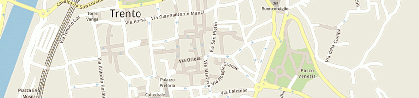 Mappa della impresa cis sas a TRENTO