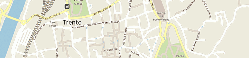 Mappa della impresa gottardini ottica (srl) a TRENTO