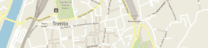 Mappa della impresa giupponi pietro a TRENTO