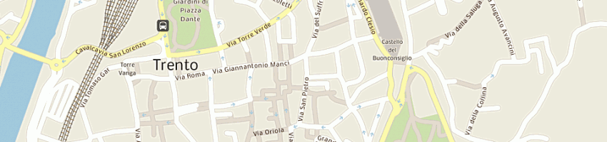 Mappa della impresa profumeria selene a TRENTO