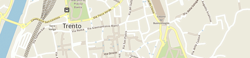 Mappa della impresa cortelletti domenico (snc) a TRENTO