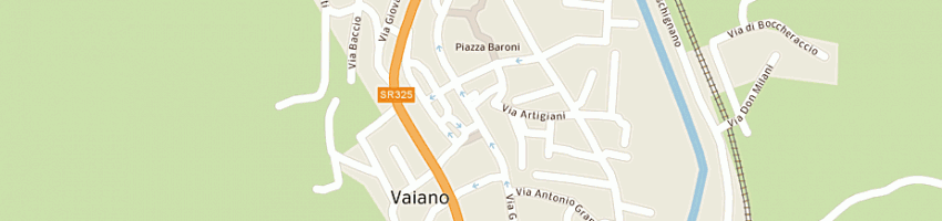 Mappa della impresa ferramenta mesticheria vignolini carlo e c sas a VAIANO