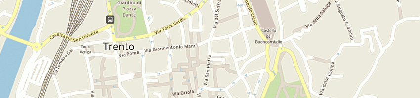 Mappa della impresa delmarco nadia srl a TRENTO