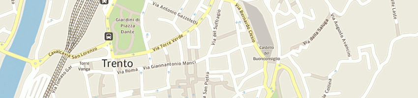 Mappa della impresa ravanelli alessio a TRENTO