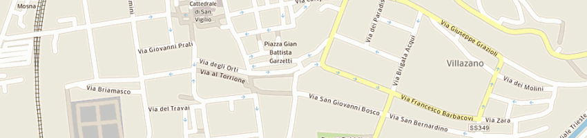 Mappa della impresa ristorante pizzeria il veliero a TRENTO