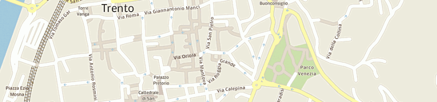 Mappa della impresa galleria d arte il castello - di gualazzi enzo a TRENTO