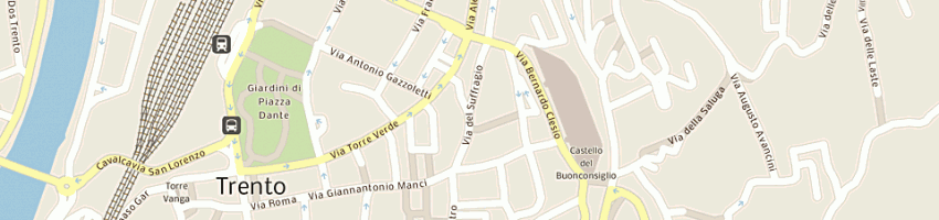 Mappa della impresa scuola di danza club la fourmie a TRENTO