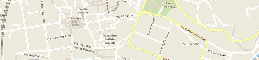 Mappa della impresa tipografia editrice temi (srl) a TRENTO