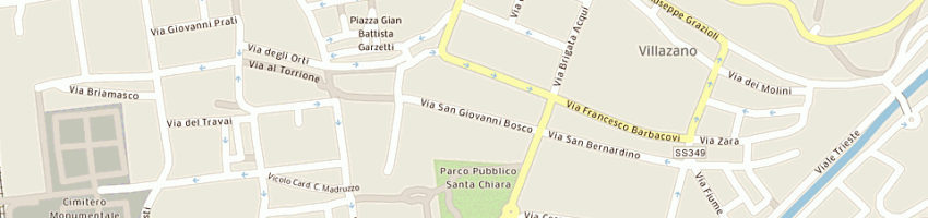 Mappa della impresa curia arcivescovile a TRENTO