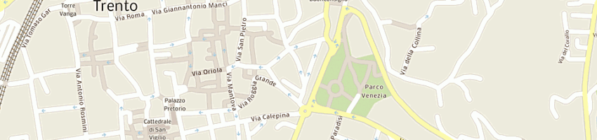 Mappa della impresa associazione imago a TRENTO