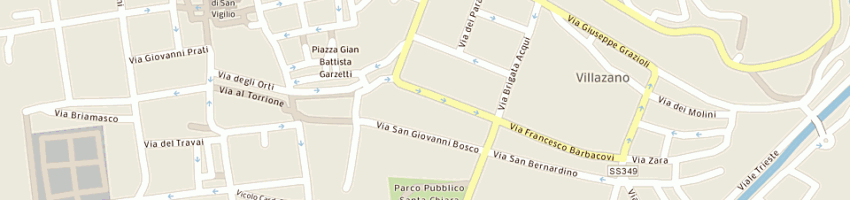 Mappa della impresa curia arcivescovile a TRENTO