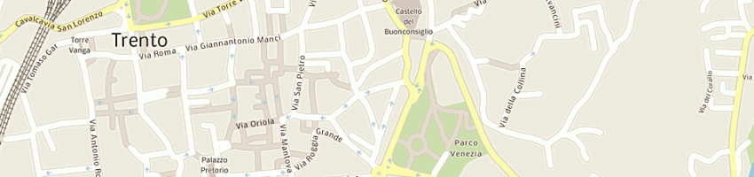 Mappa della impresa aurea di nicolodi irma a TRENTO