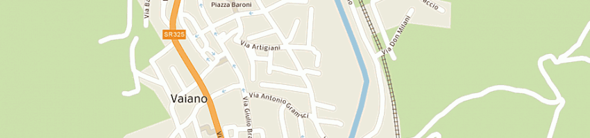 Mappa della impresa borgiotti paolo a VAIANO