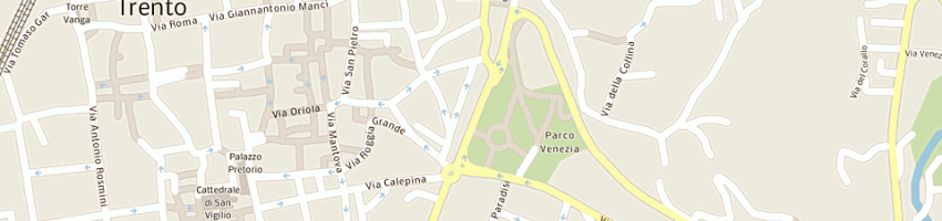 Mappa della impresa studio ass notai vangelisti a-bonfiglio s a TRENTO