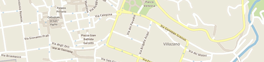Mappa della impresa bazzanella claudio sas a TRENTO