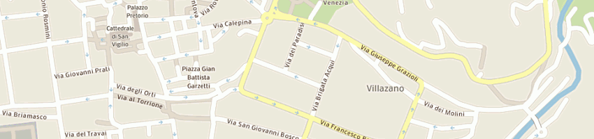 Mappa della impresa orodue di dellana luigi e c sas a TRENTO