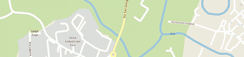 Mappa della impresa duesse simone a POGGIBONSI