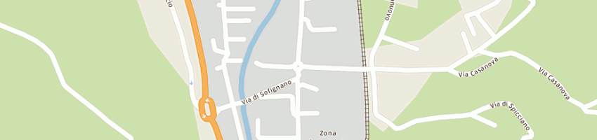 Mappa della impresa industria filati filgar srl a VAIANO
