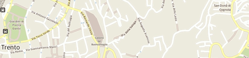 Mappa della impresa istituto sacra famiglia a TRENTO