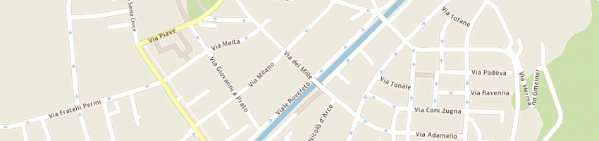 Mappa della impresa comser snc a TRENTO