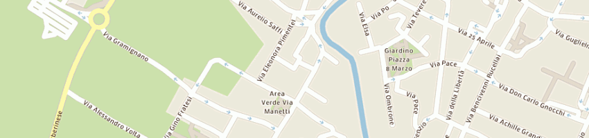 Mappa della impresa falco francesco a CAMPI BISENZIO