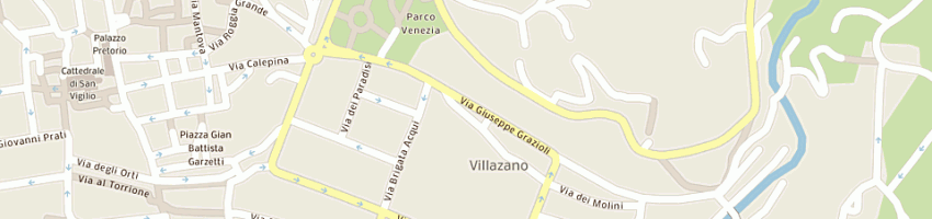 Mappa della impresa bar grattacielo a TRENTO