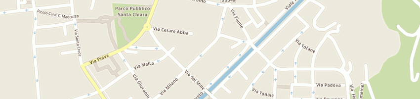 Mappa della impresa progetto salute srl a TRENTO