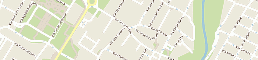 Mappa della impresa kosmotex srl a CAMPI BISENZIO