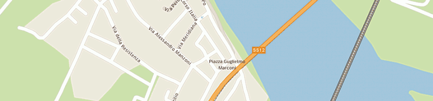 Mappa della impresa agenzia della concordia spa a REVERE