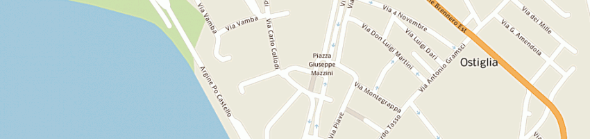 Mappa della impresa confagricoltura mantova a OSTIGLIA